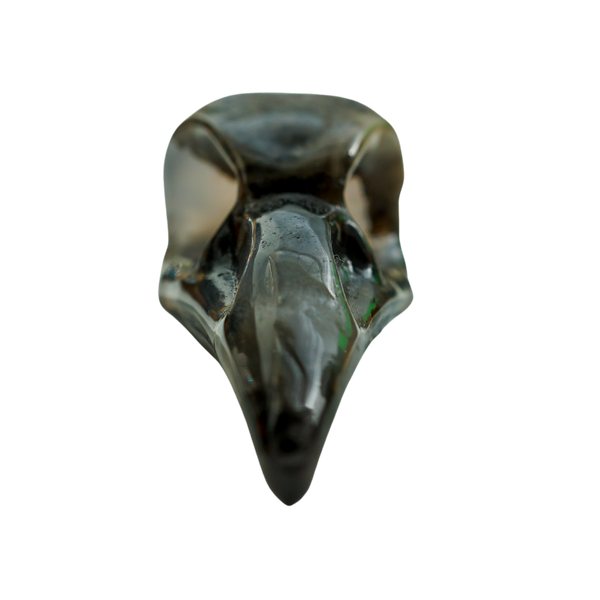 Volcanic Agate Raven Head