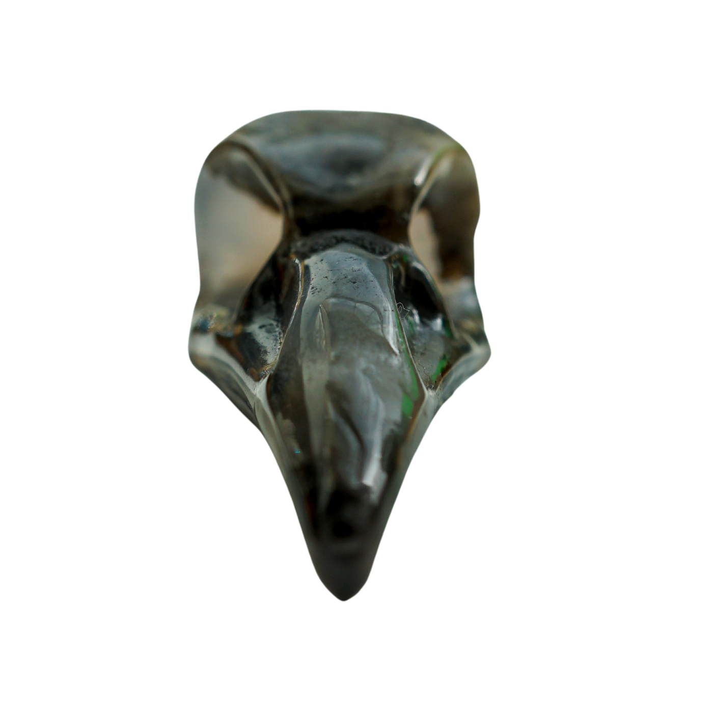 Volcanic Agate Raven Head