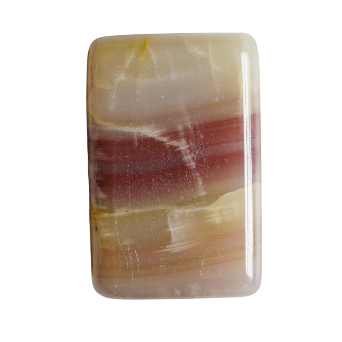 Watermelon Calcite Pillow Stone