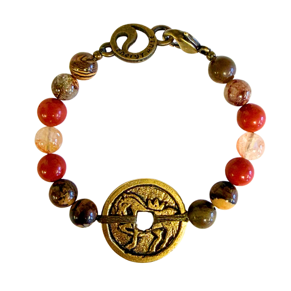 Year of the Fire Horse Coin Bracelet