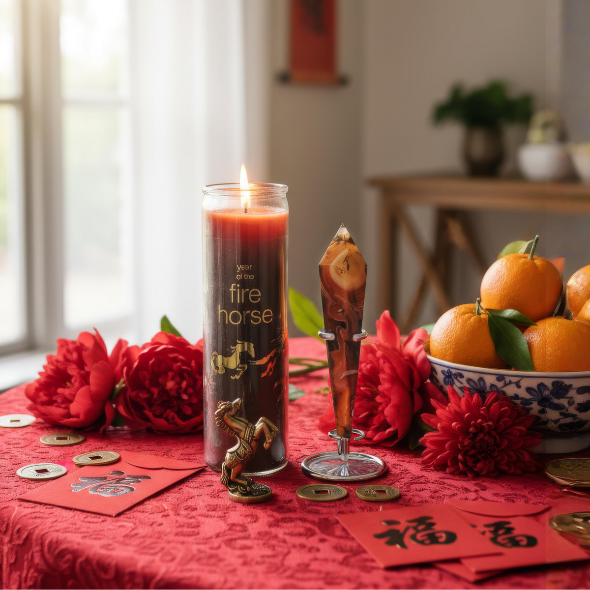 Brass Horse Statue