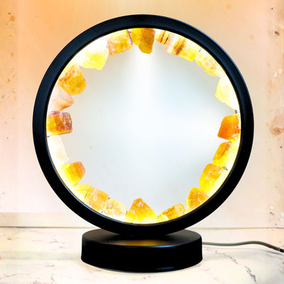 Yellow Fluorite Halo Light