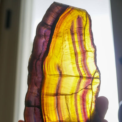Yellow Fluorite Plate