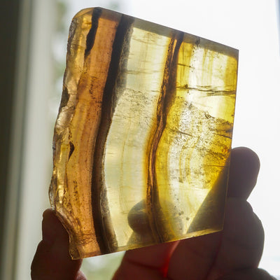 Yellow Fluorite Plate