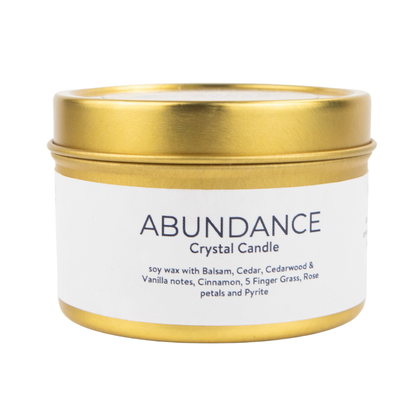 Abundance Crystal Candle