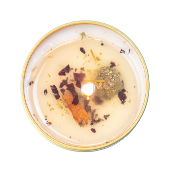 Abundance Crystal Candle