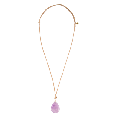 Amethyst Adjustable Necklace