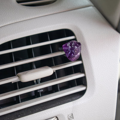 Amethyst Car Vent Clip