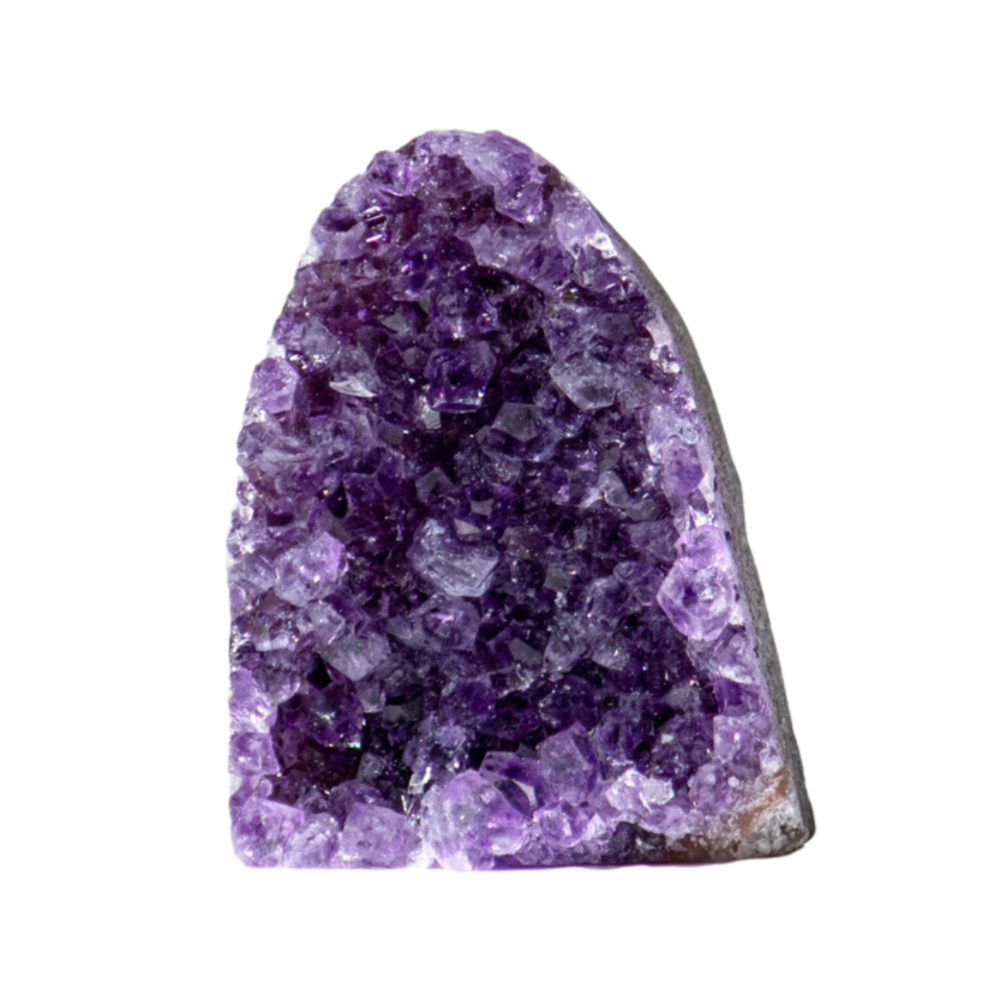 product view of standing amethyst geode cluster crystal by Energy Muse