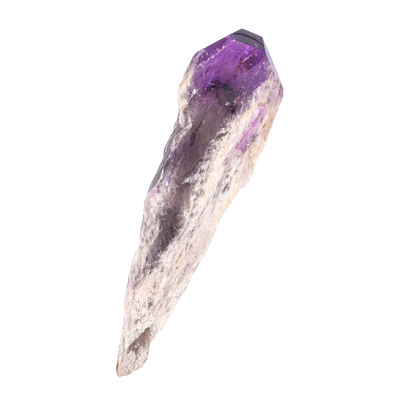 Elestial Amethyst Crystal Wand