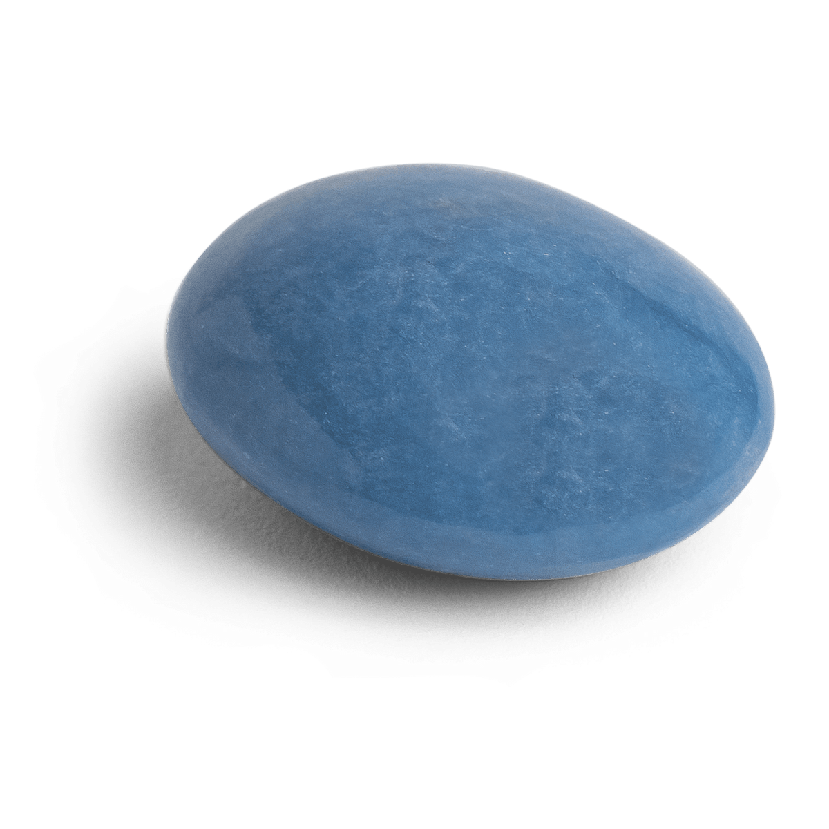 Angelite Touchstone - Palm Stones - Energy Muse