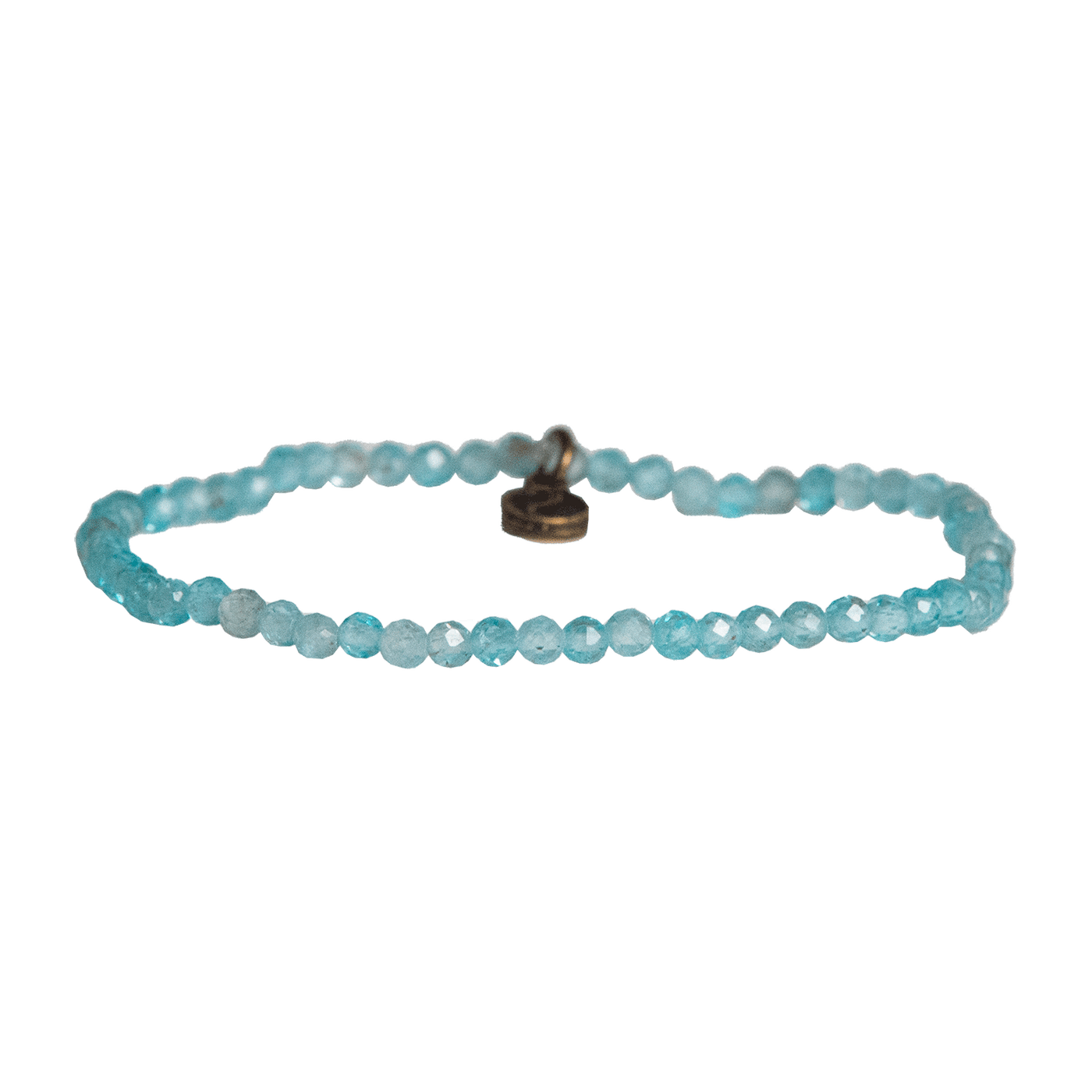 Blue Apatite Mini Gemstone Bracelet