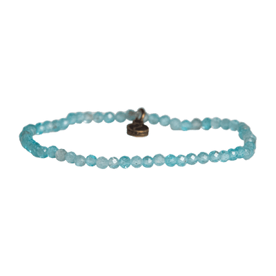 Blue Apatite Mini Gemstone Bracelet