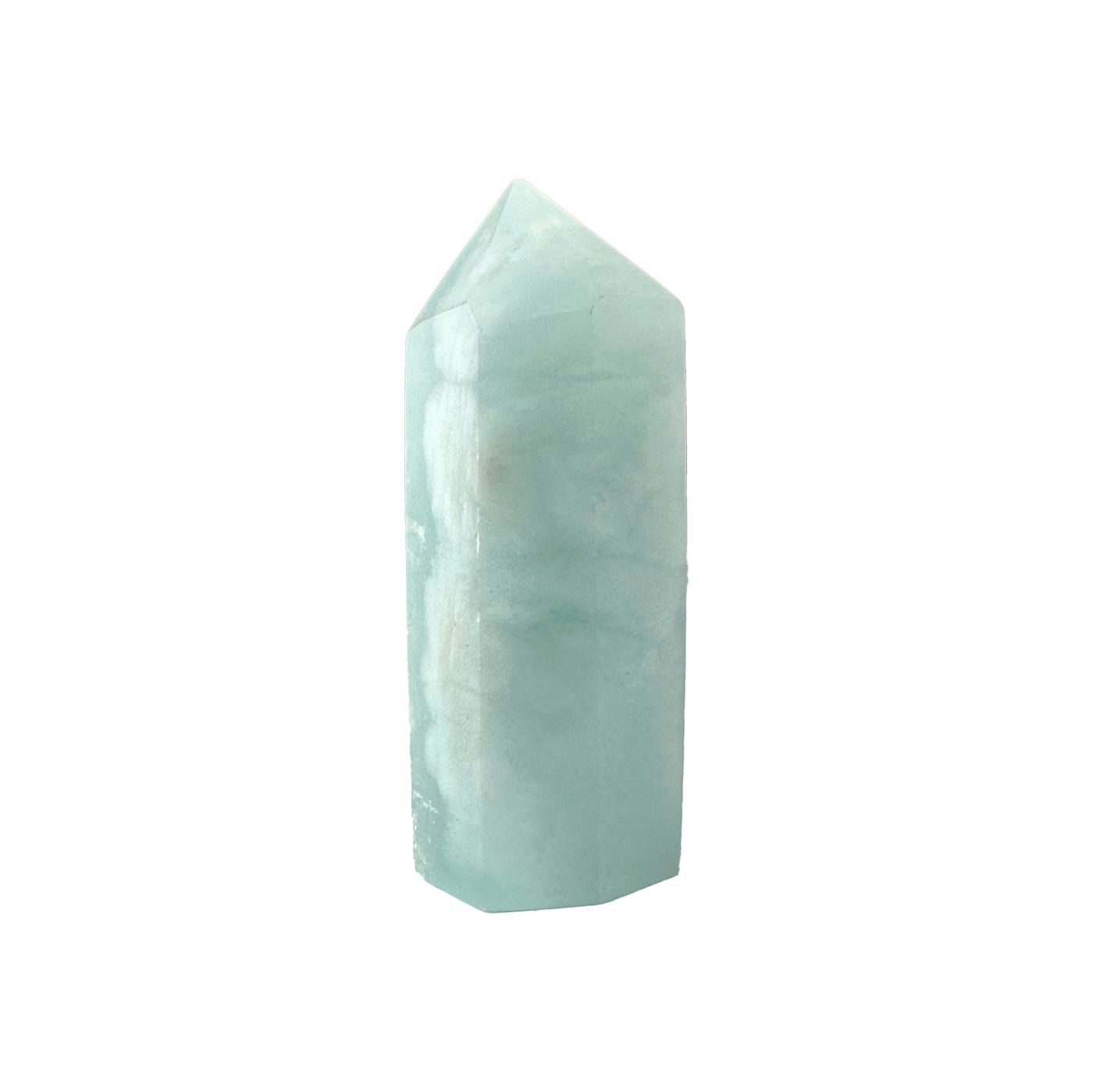 aquamarine crystal point – energymuse