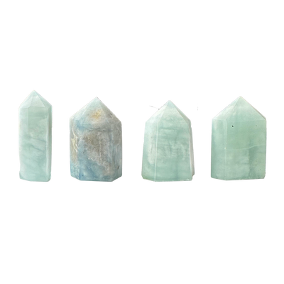 aquamarine crystal point – energymuse
