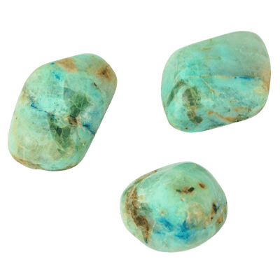 Rare Azurite in Green Moonstone Stone