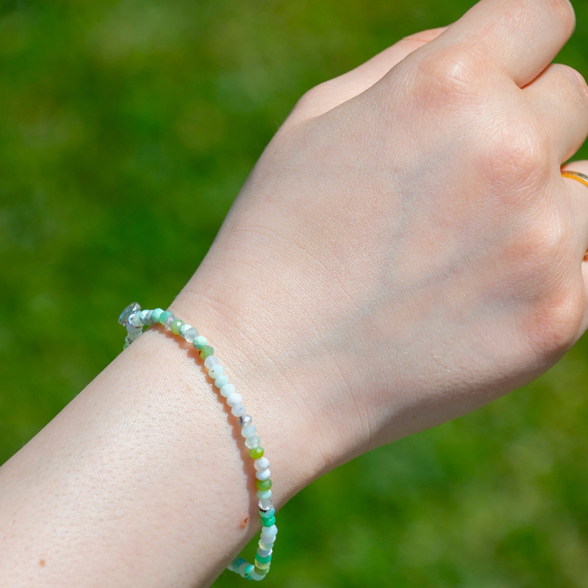 Australian Chrysoprase Mini Gemstone Bracelet