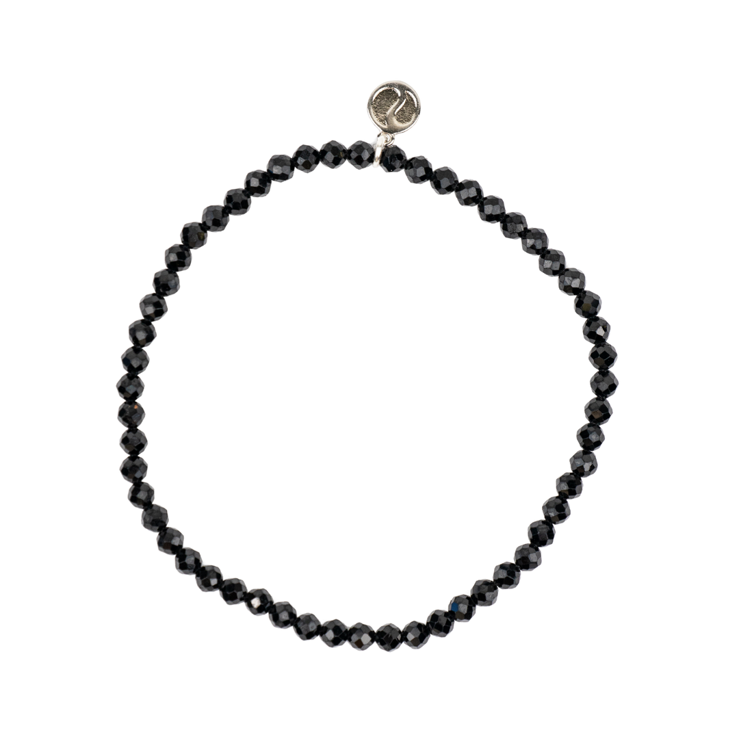 Black Spinel Mini Gemstone Bracelet | Shop Black Spinel at Energy Muse