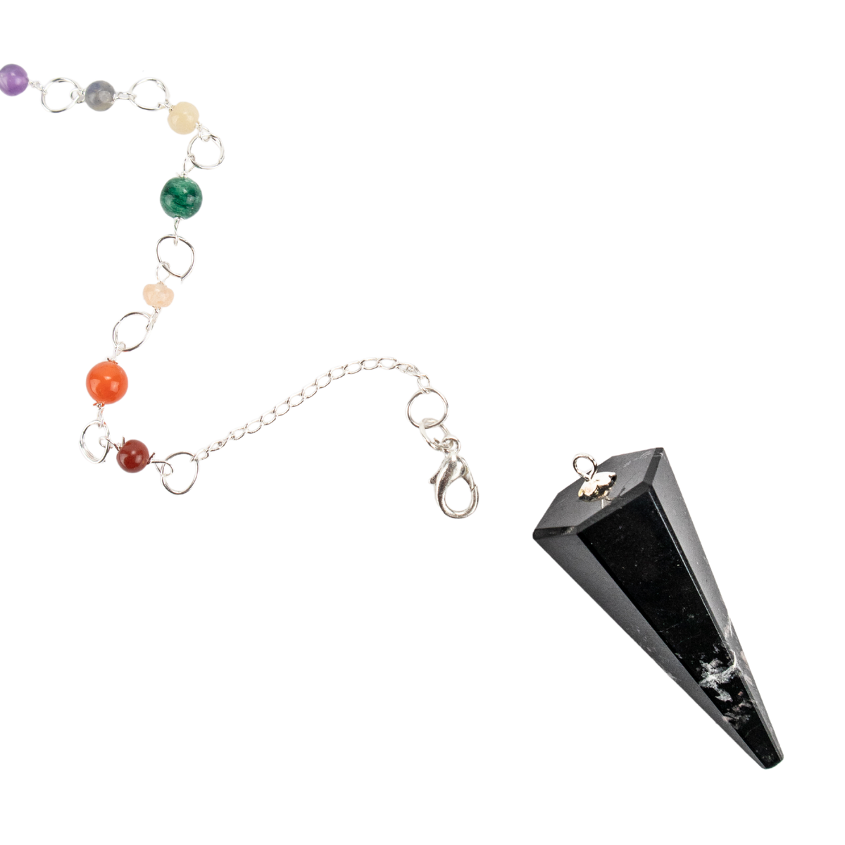 Black Tourmaline Chakra Pendulum