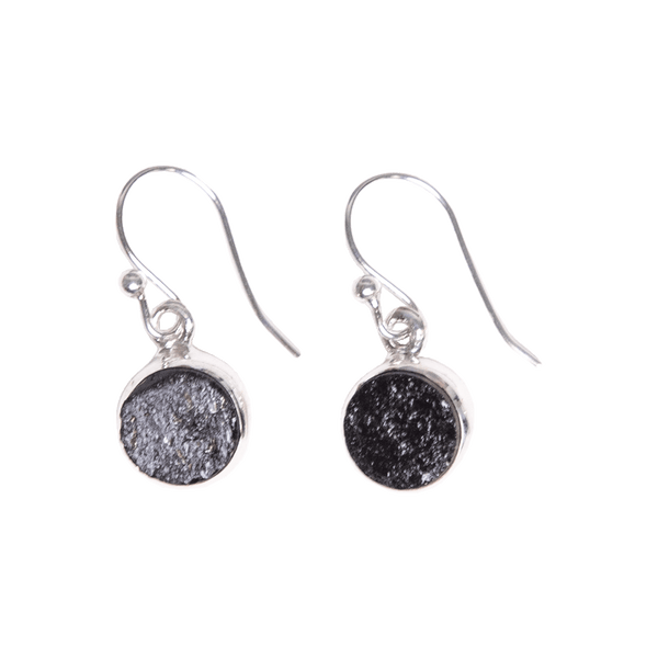 Black Tourmaline Drop Earrings