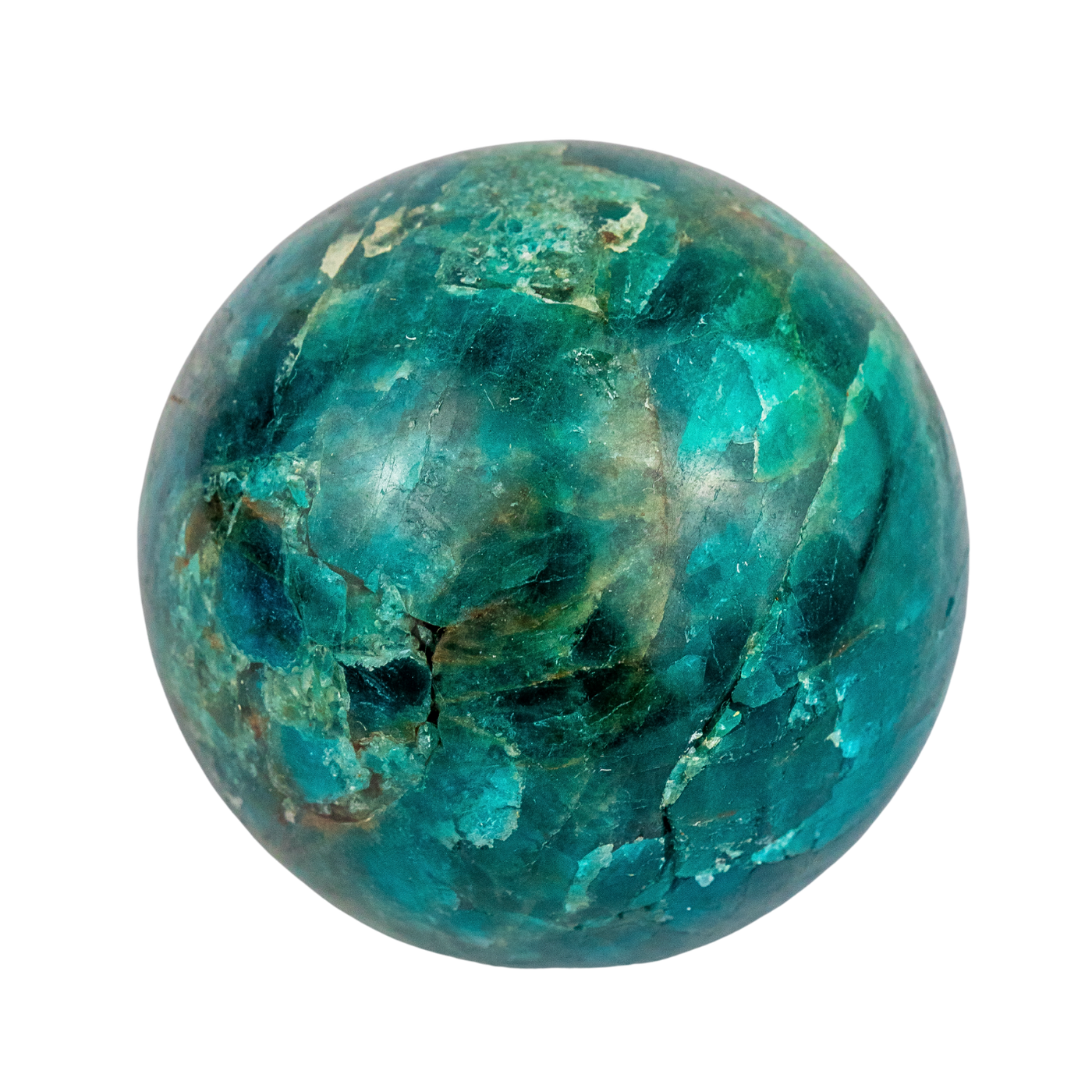 Blue Apatite Sphere