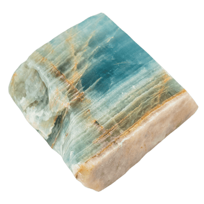 Blue Lemurian Calcite Slab