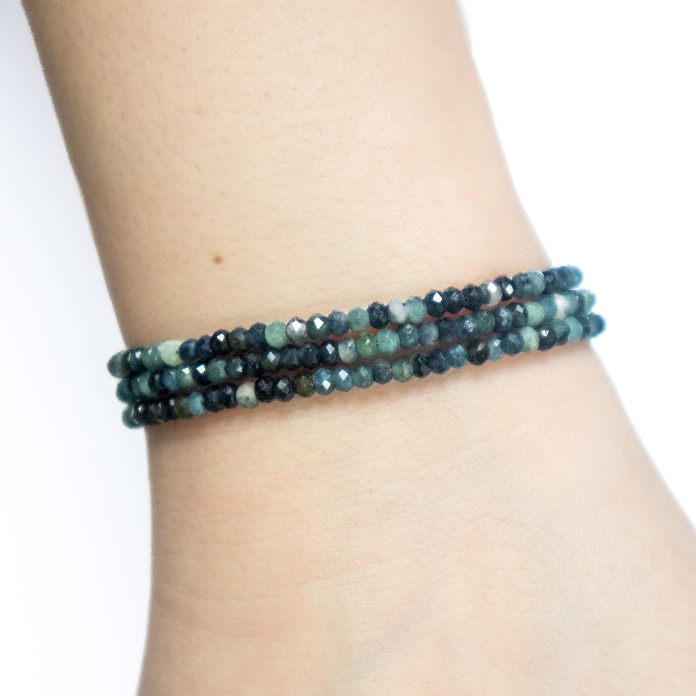 Blue Tourmaline Convertible Bracelet-Necklace