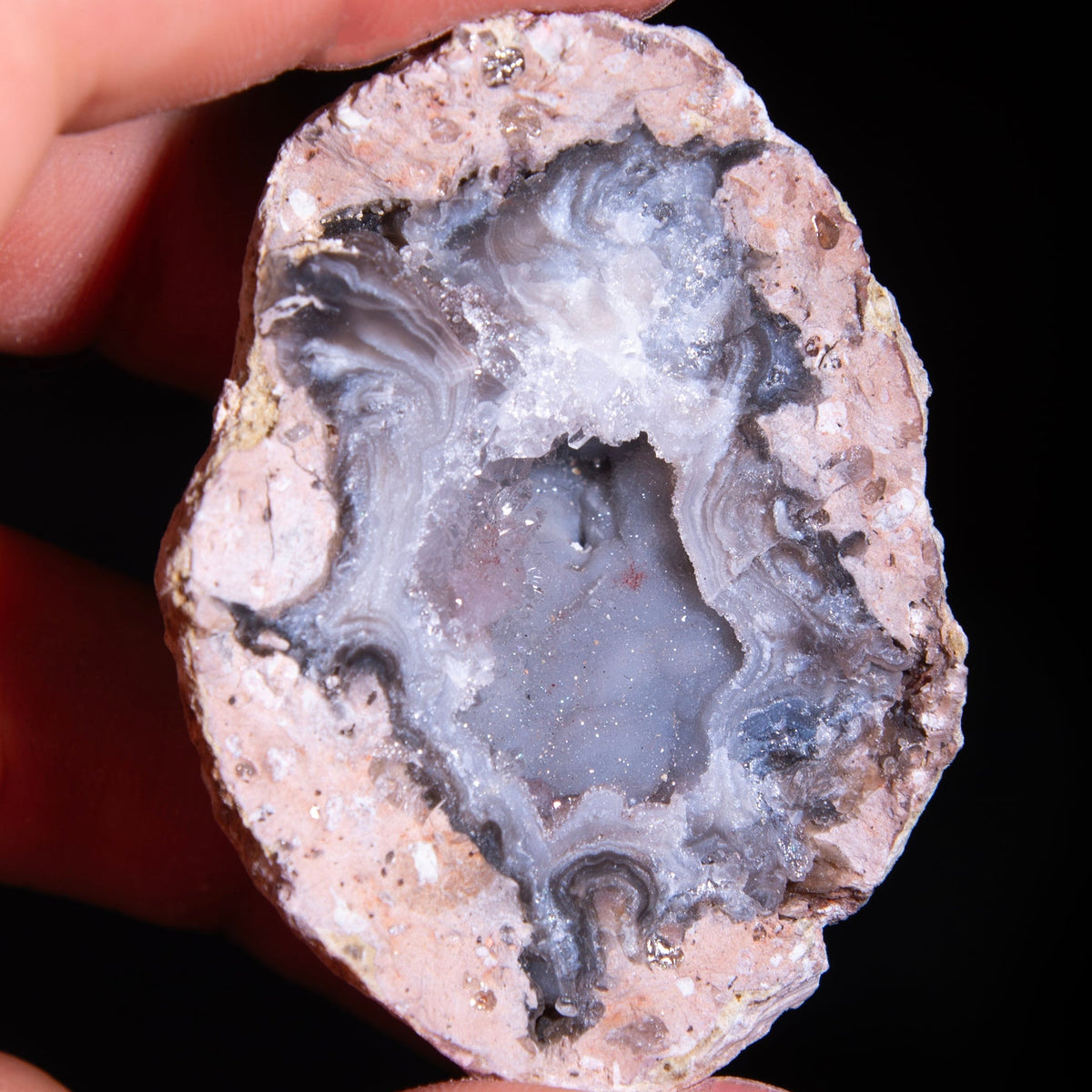 Blue Chalcedony Geode