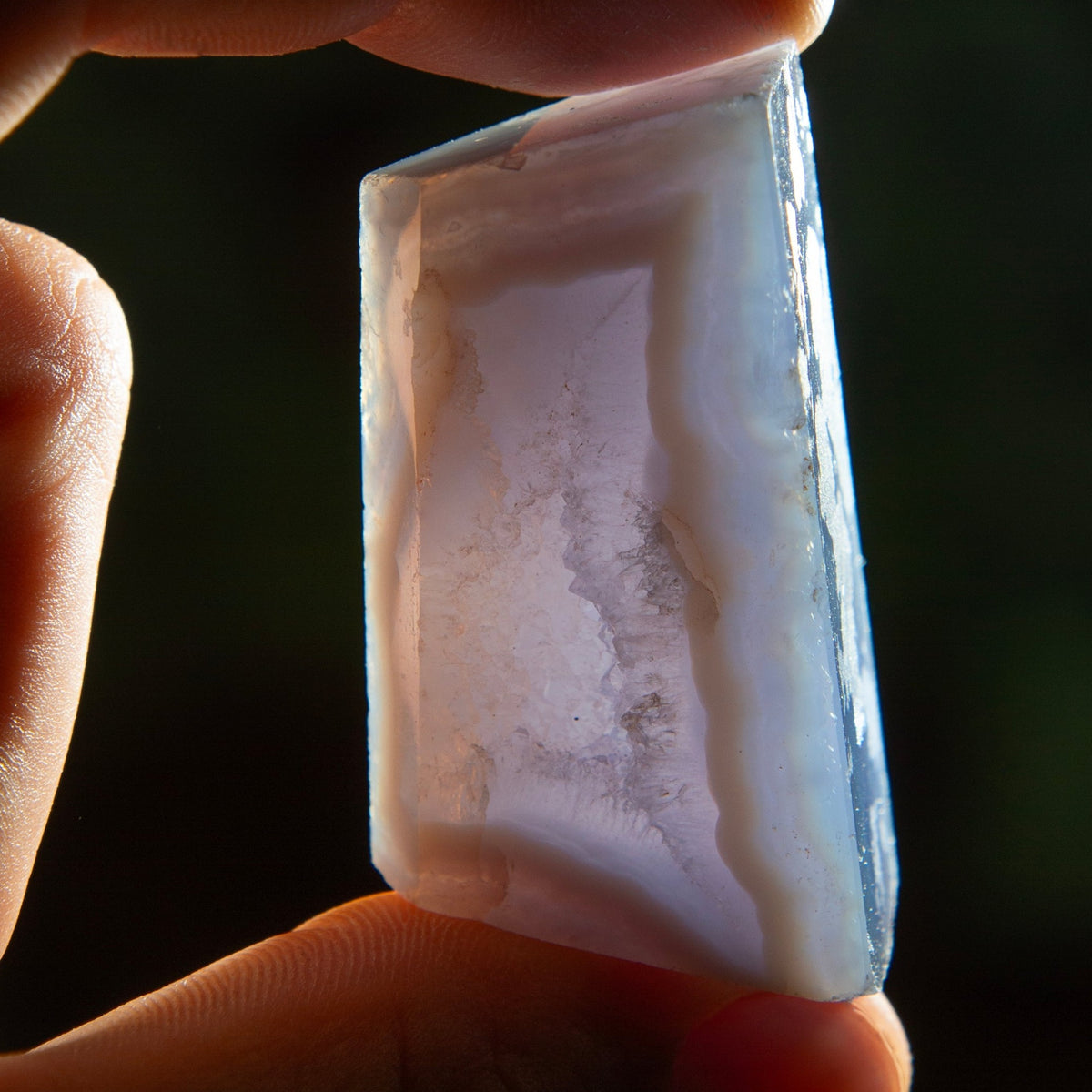 Blue Lace Agate Freeform Crystal