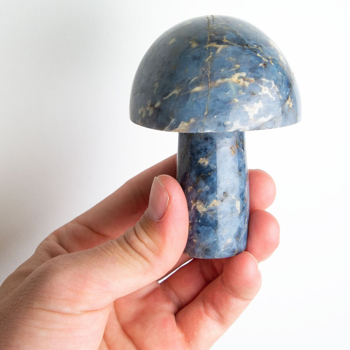 Blue Quartz Mushroom