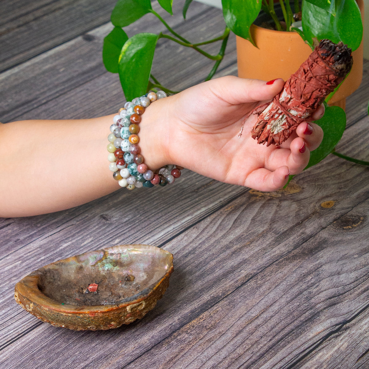 Tree Agate Bracelet