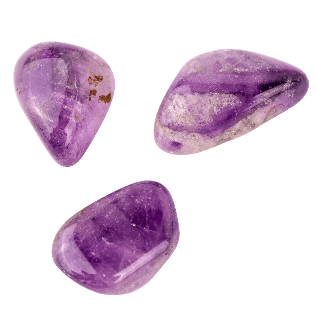 Rare Brandberg Amethyst Stone Brandberg Amethyst Tumbled Stones