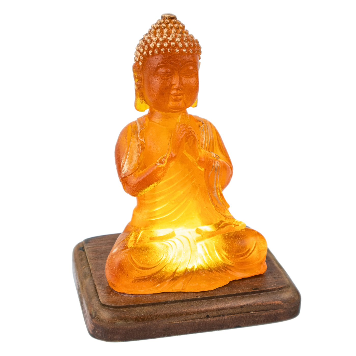 Buddha Amber Lamp