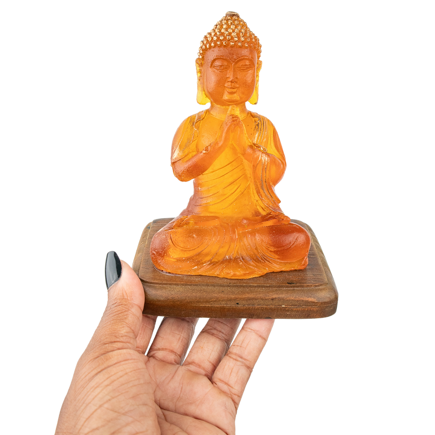 Buddha Amber Lamp