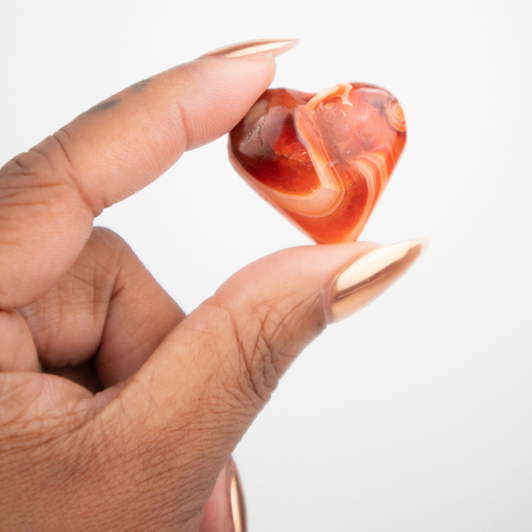 Shop Carnelian Heart for Passion – Energy Muse