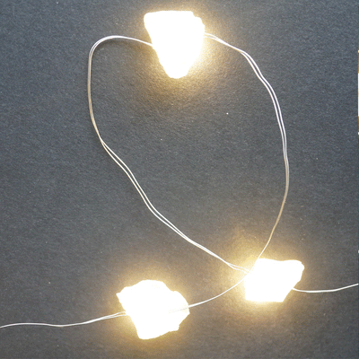 Clear Quartz Crystal String Lights