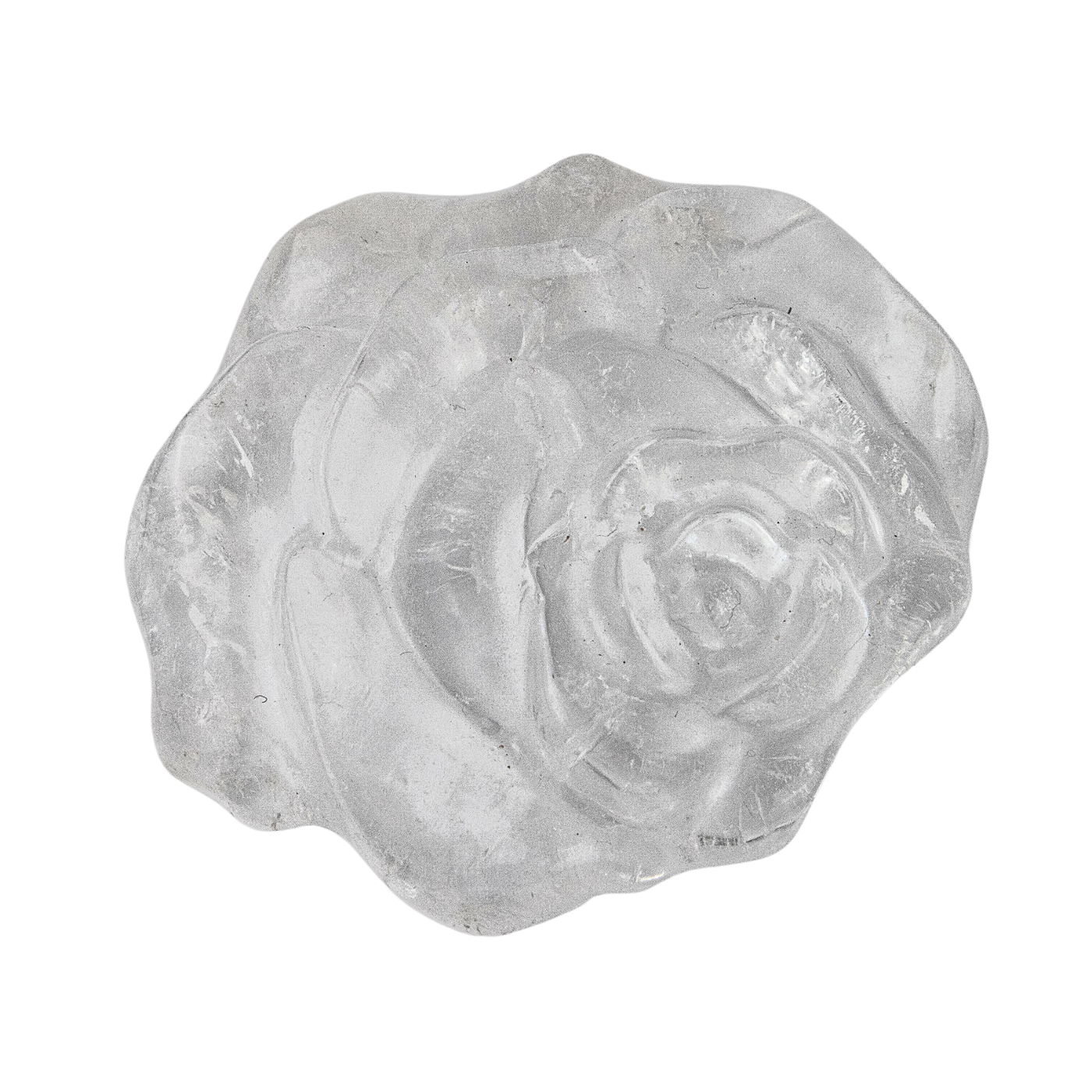 Clear Quartz Rose Carving