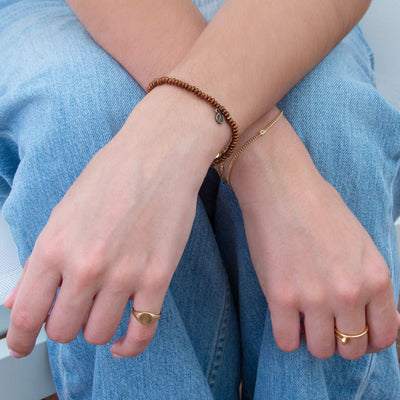 Copper Mini Gemstone Bracelet