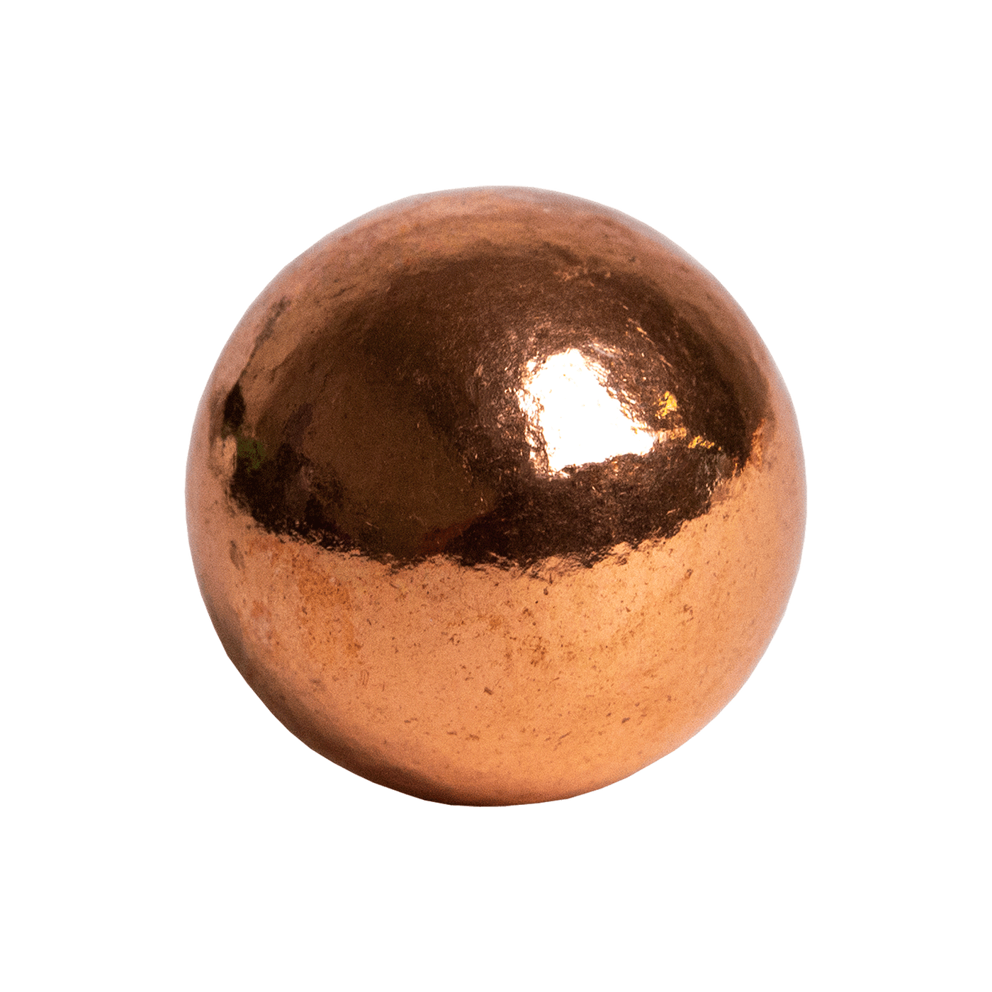 product view of genuine Copper Sphere for meditating by Energy Muse