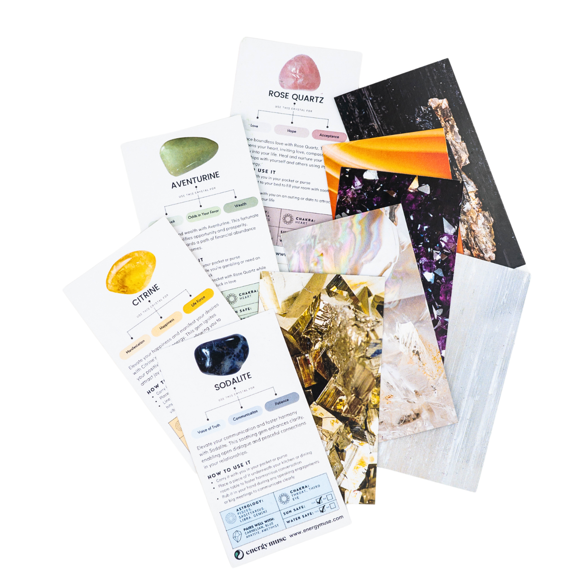 Crystal Starter Set - 10 Crystals for Beginners