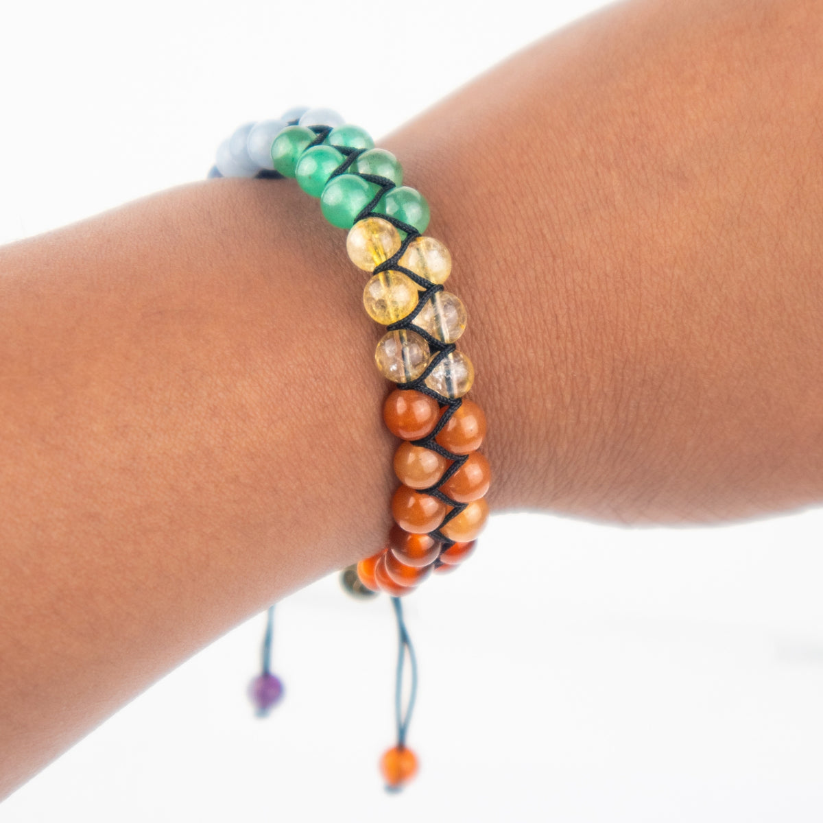 Double Strand Chakra Bracelet