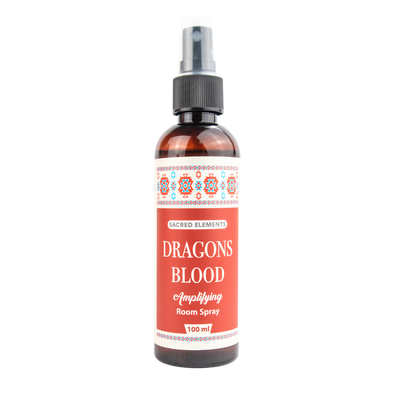 plastic spray bottle of dragon's blood clearing room spray - Energy Muse