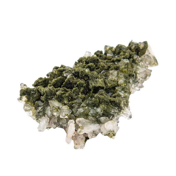 Epidote in Quartz Crystal