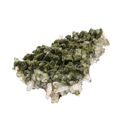 Epidote in Quartz Crystal