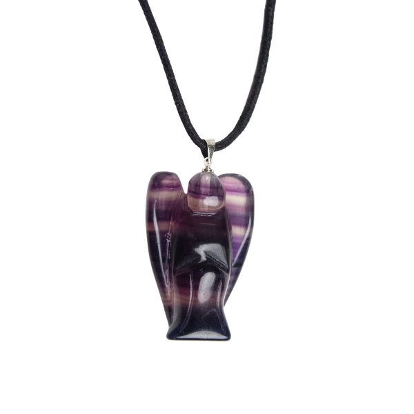 Fluorite Angel Necklace