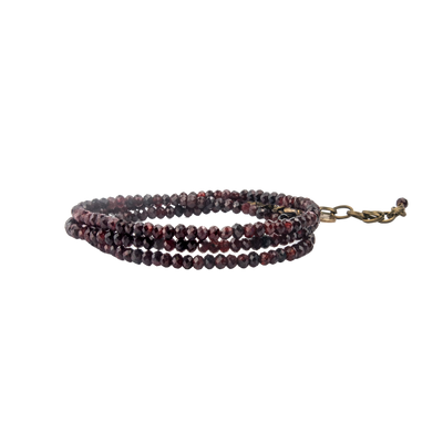 Garnet Convertible Bracelet-Necklace
