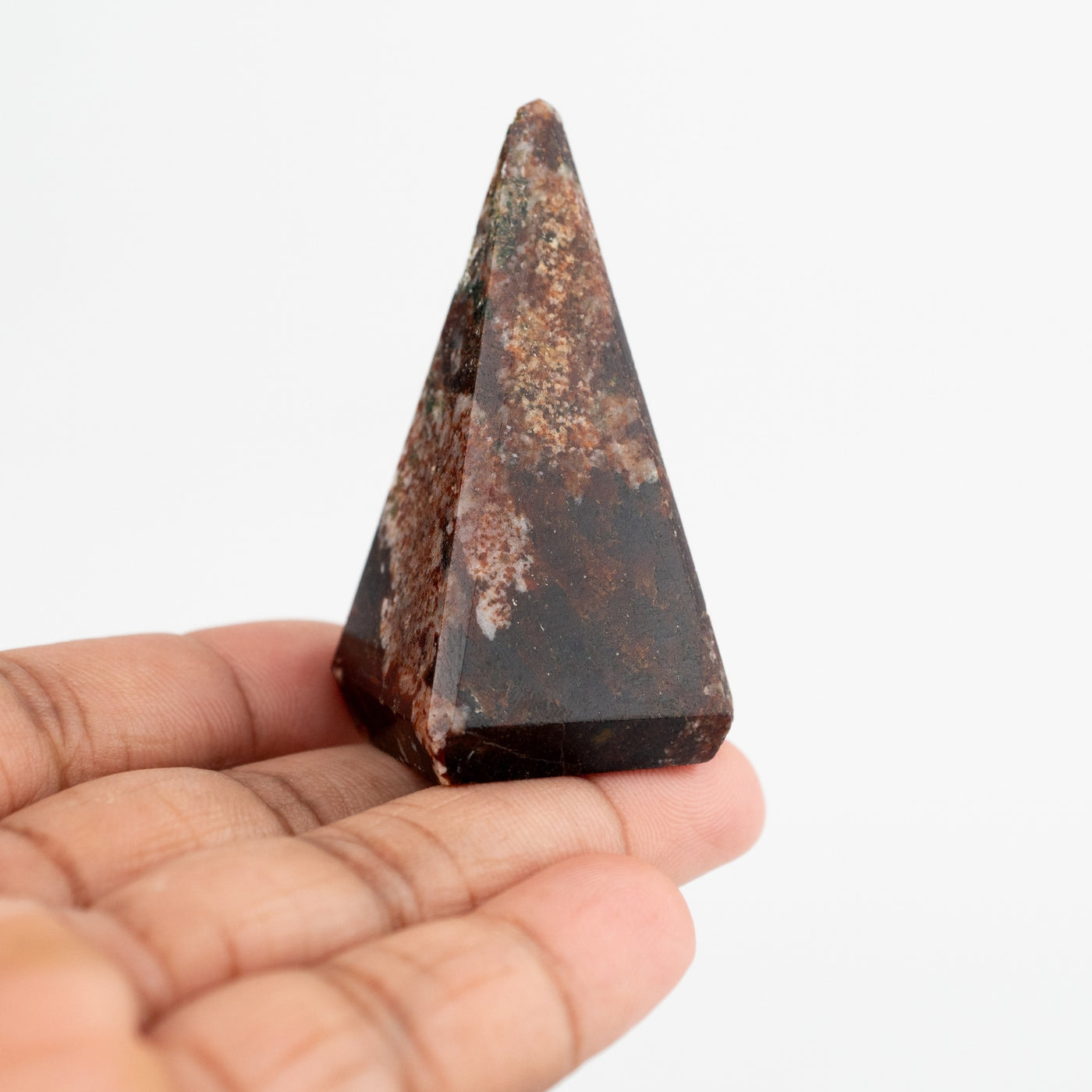 Faceted Almadine Garnet Crystal Size Small | Energy Muse