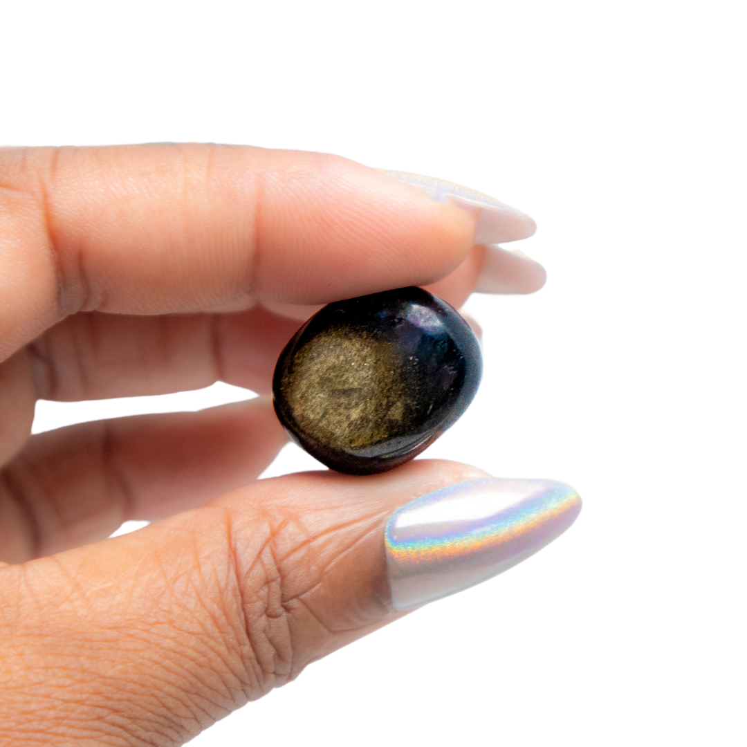 Golden Sheen Obsidian Stone, Shop Golden Sheen Obsidian at Energy Muse