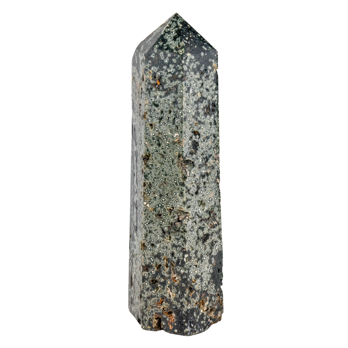 Green Ocean Jasper Pillar