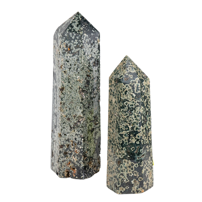 Green Ocean Jasper Pillar